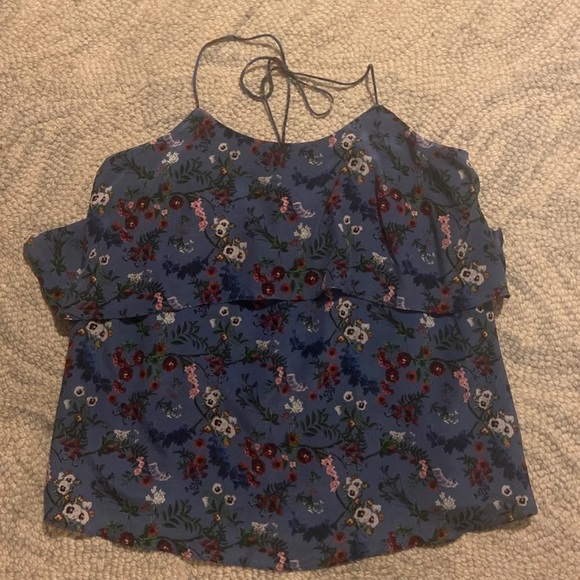 Alice + Olivia Floral Halter Top - Picture 3 of 7